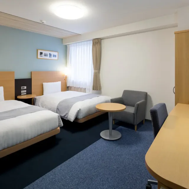 Comfort Hotel Saga standard twin guest room