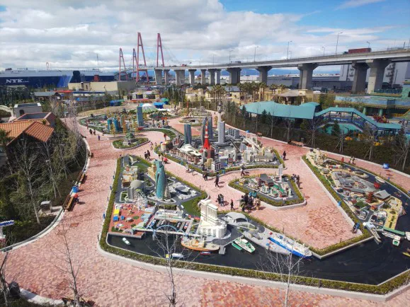 LEGOLAND Japan Miniland 전경, 하루를 레고랜드에 집중할지 SEA LIFE까지 넣을지 판단하는 구간