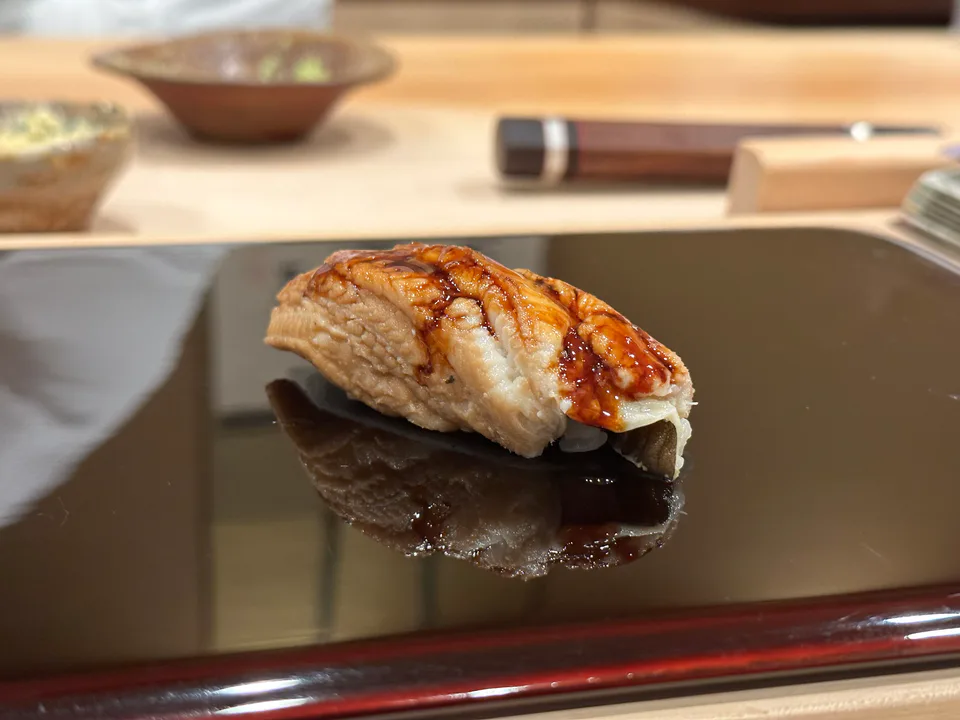 Anago-meshi servi près de Miyajimaguchi avant la traversée vers Miyajima