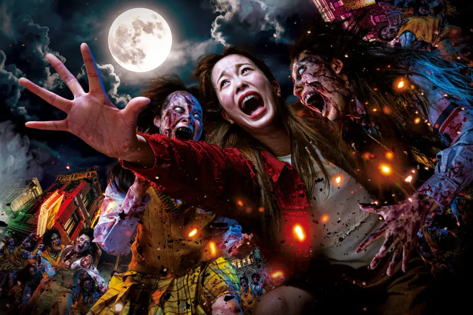 บรรยากาศ Halloween Horror Nights ของ Universal Studios Japan