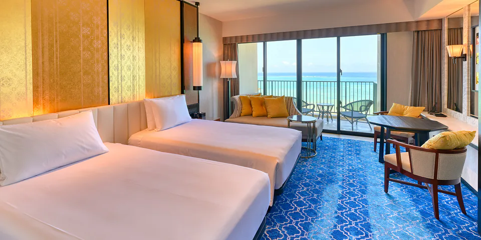 โรงแรมและรีสอร์ท Ryukyu Nashiro Beach Premier Twin ห้องพัก
