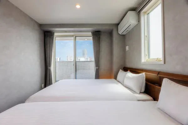 KOKO HOTEL Residence Tokyo Oshiage bedroom for families and groups