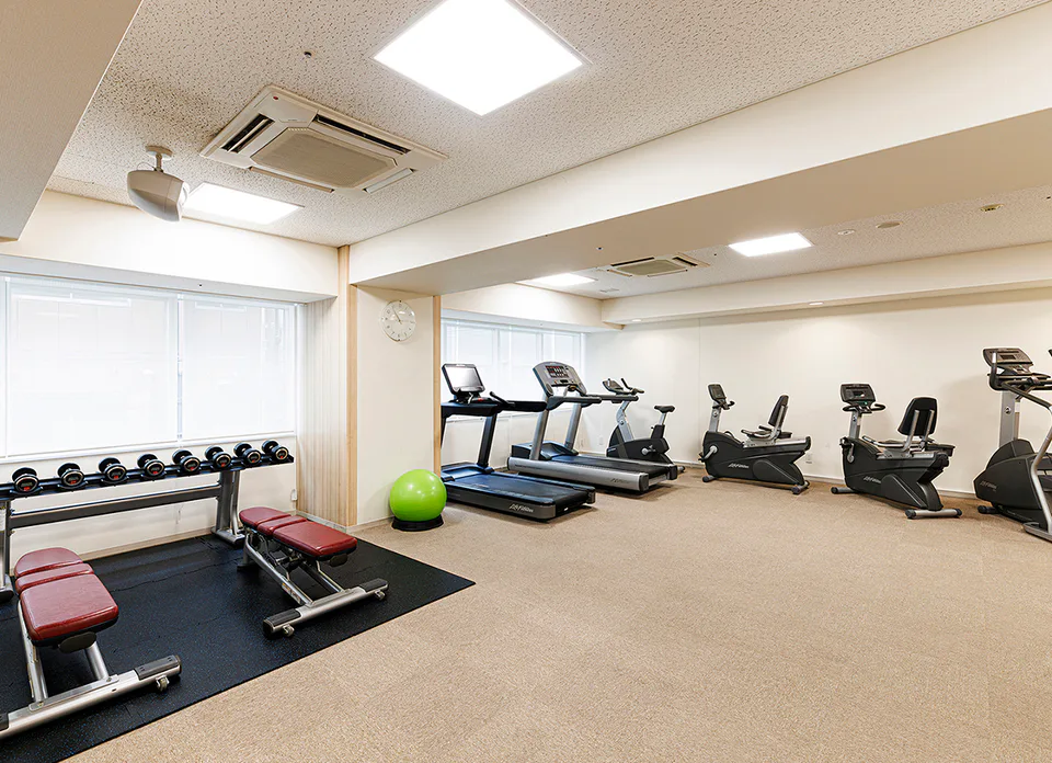 Fraser Residence Nankai Osaka อุปกรณ์ฟิตเนสและพื้นที่ออกกำลังกาย