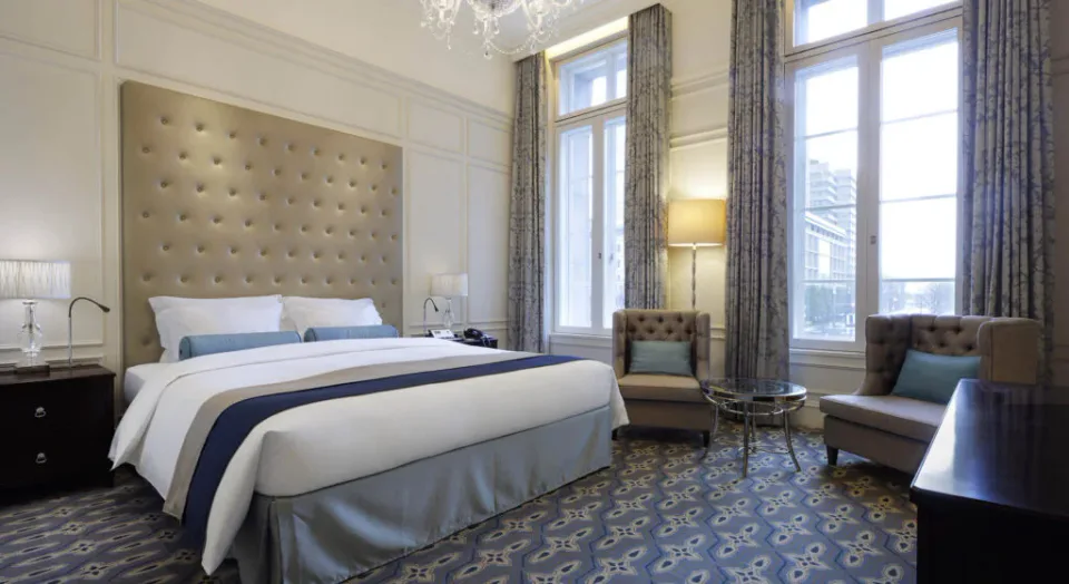 The Tokyo Station Hotel Palace View Premium Deluxe King room for a Tokyo package stay