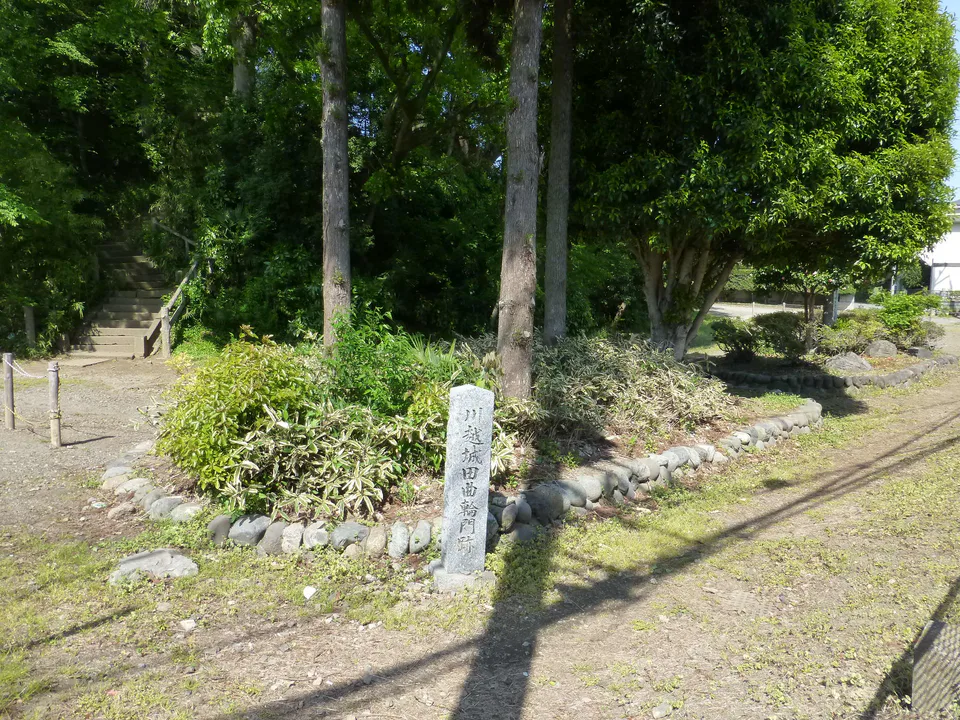 Fujimi Yagura ruins and surviving castle remains at Kawagoe Castle