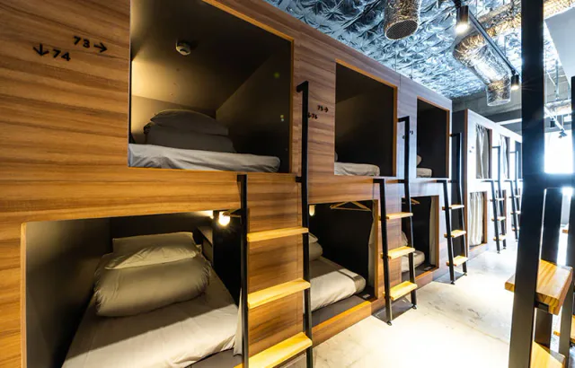 UNPLAN Fukuoka bunk-bed dormitory designed for work and longer stays