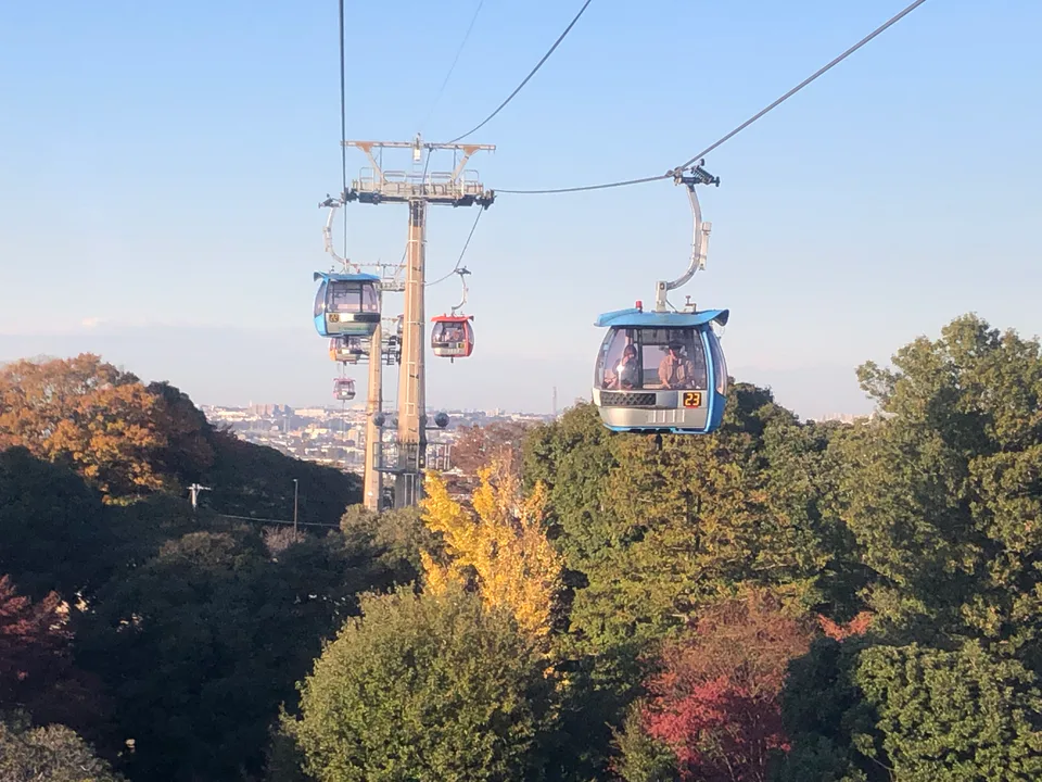 Le Sky Shuttle aérien entre la gare Keio Yamada et le parc nécessite un paiement supplémentaire pour un aller simple ou un aller-retour.