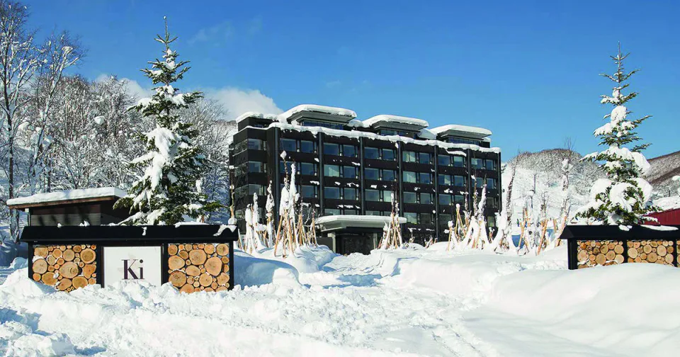 Ki Niseko hotel at the foot of Grand Hirafu in Niseko