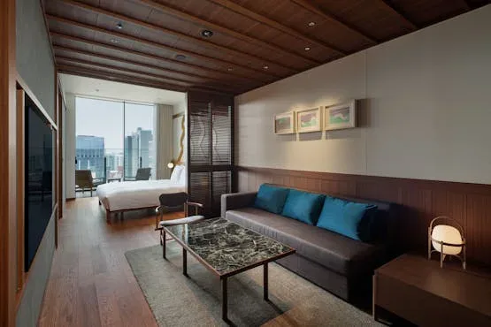 ONE FUKUOKA HOTEL Terrace King room with a private Tenjin-view terrace
