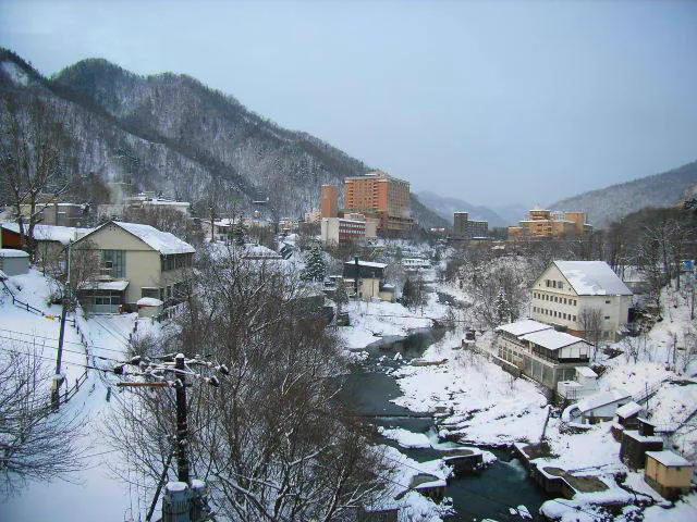 Jozankei Onsen in winter near Sapporo