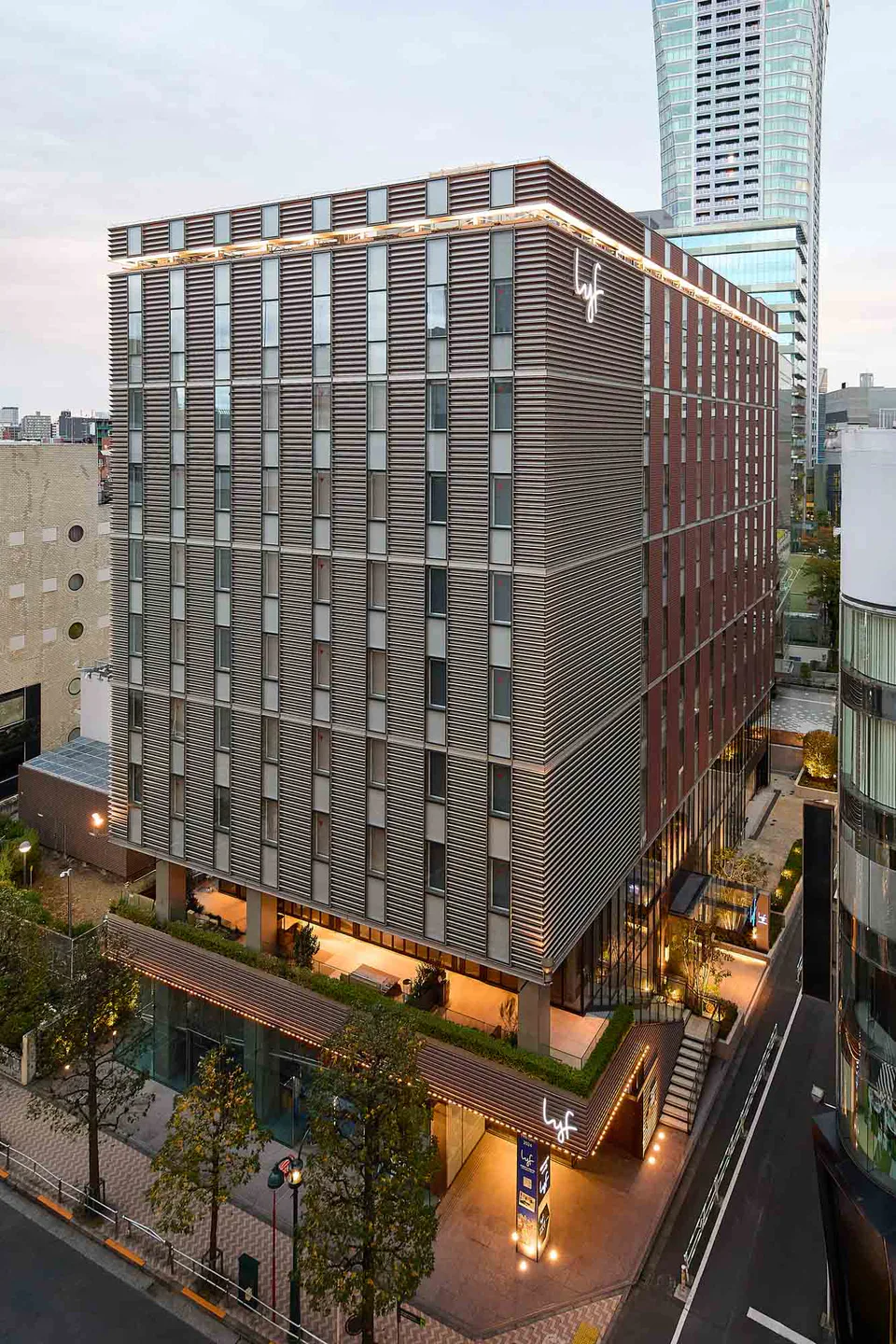 lyf Shibuya Tokyo 호텔 정면 외관